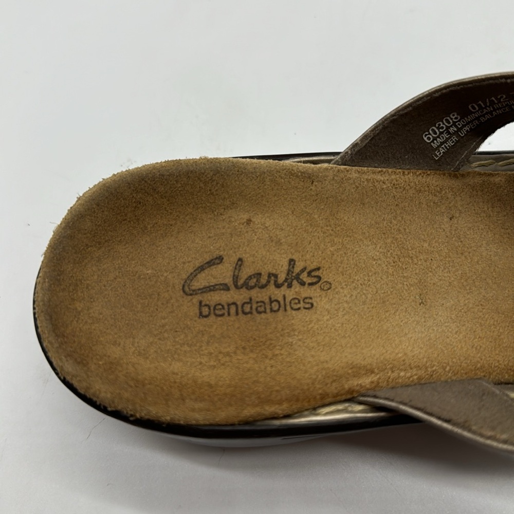 Clarks Bendables Bold Floral Sandals Size 7.5 MCS6344C - Picture 6 of 7